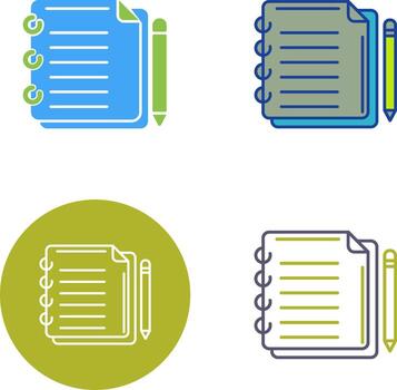 Write Icon Design vector