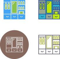 Wardrobe Icon Design vector