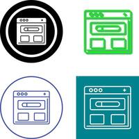 Browser Icon Design vector