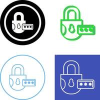 Lock Icon Design vector