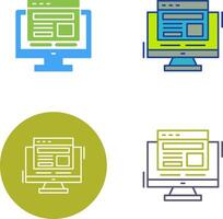 Adaptive Layout Icon Design vector