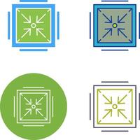 Minimize Icon Design vector