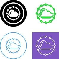 Cloud Icon Design vector