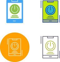 Power Icon Design vector