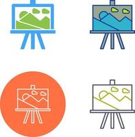 Canvas Icon Design vector