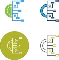 Flowchart Icon Design vector