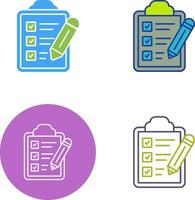 Checklist Icon Design vector