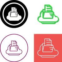 Cloud Icon Design vector