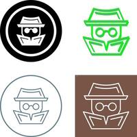 Hacker Icon Design vector