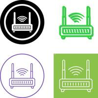 diseño de icono de enrutador wifi vector