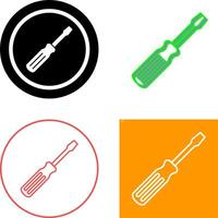 Screw driver Icon Design vector