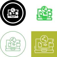 File Share Icon Design vector