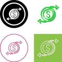 Money Flow Icon Design vector