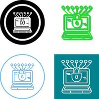 Money Hacking Icon Design vector