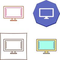 Monitor Icon Design vector