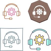Customer Support Icon Design vector