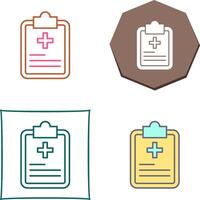 Prescription Icon Design vector