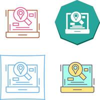 Find Location Icon Design vector
