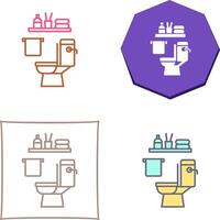 diseño de icono de baño vector