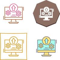 Upload Icon Design vector