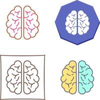 diseño de icono de cerebro vector