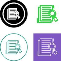 Details Looking Icon Design vector