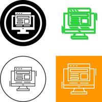 Adaptive Layout Icon Design vector