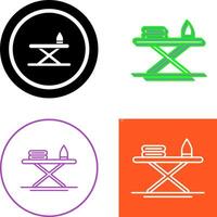 Iron Board Icon Design vector