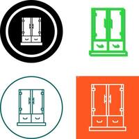 Cabinet Drawer Icon Design vector