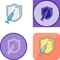 Vaccination Icon Design vector