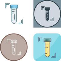 Test Tube Icon Design vector