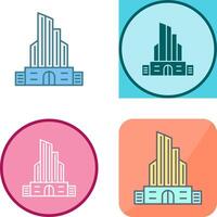 diseño de icono de edificio de oficinas vector