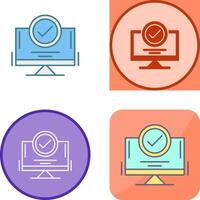 Confirmation Icon Design vector