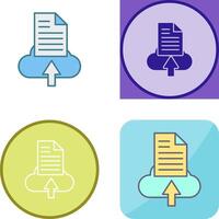 File Upload Icon Design vector