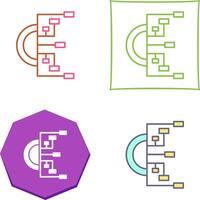 Flowchart Icon Design vector