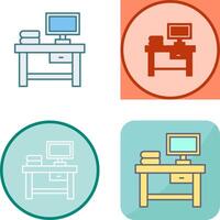 Table Icon Design vector