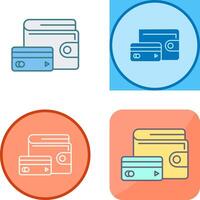 Wallet Icon Design vector