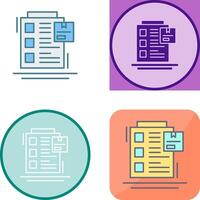 Order List Icon Design vector