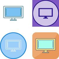 Monitor Icon Design vector