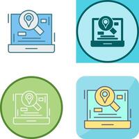 Find Location Icon Design vector
