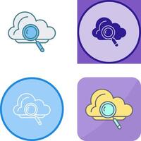 Magnifying Glass Icon Design vector