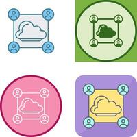 Network Icon Design vector