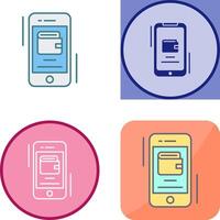 E-wallet Icon Design vector