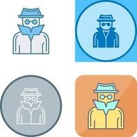 Spy Icon Design vector