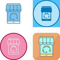 Support Icon Design vector