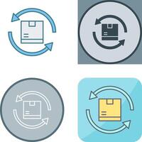 Product Return Icon Design vector