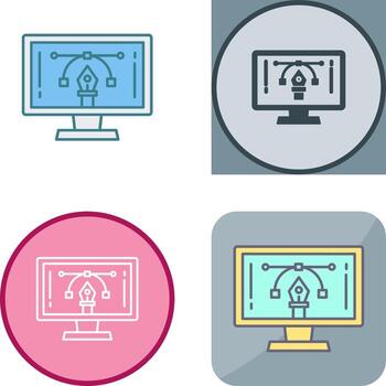 Elearning Icon Design vector