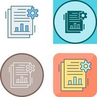 SEO Report Icon Design vector