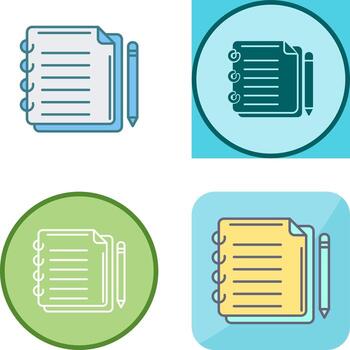 Write Icon Design vector