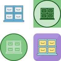 Cabinet Icon Design vector